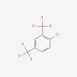 Chemical structure of 1-Chloro-2,4-bis(trifluoromethyl)benzene