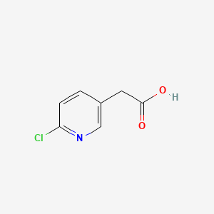 Chemical structure of 6-Chloro-3-pyridineacetic acid