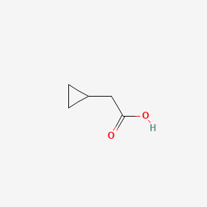 Chemical structure of Cyclopropylacetic acid