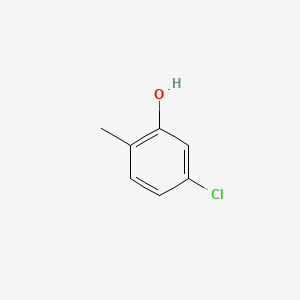 Chemical structure of 5-Chloro-2-methylphenol