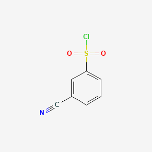 Chemical structure of 3-Cyanobenzenesulfonyl Chloride