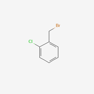Chemical structure of 2-Chlorobenzyl Bromide
