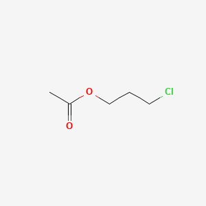 Chemical structure of 3-Chloropropyl acetate