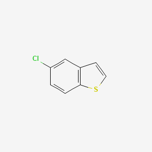 Chemical structure of 5-Chlorobenzo[b]thiophene