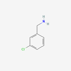 Chemical structure of 3-Chlorobenzylamine