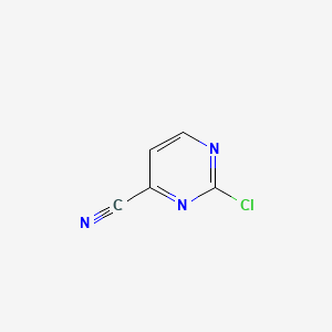 Chemical structure of 2-Chloro-4-cyanopyrimidine