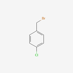 Chemical structure of 4-Chlorobenzyl Bromide