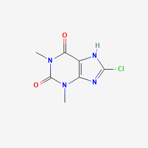 Chemical structure of 8-Chlorotheophylline