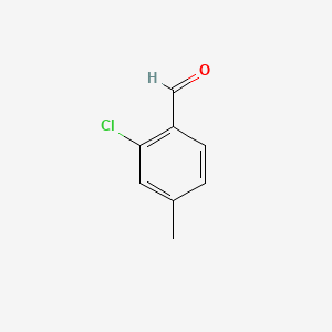 Chemical structure of 2-chloro-4-methylbenzaldehyde