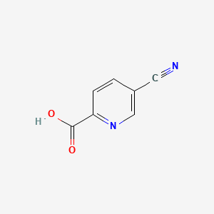 Chemical structure of 5-Cyanopyridine-2-carboxylic acid