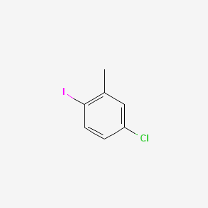Chemical structure of 5-Chloro-2-iodotoluene