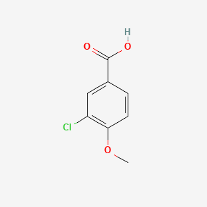 Chemical structure of 3-Chloro-p-anisic acid