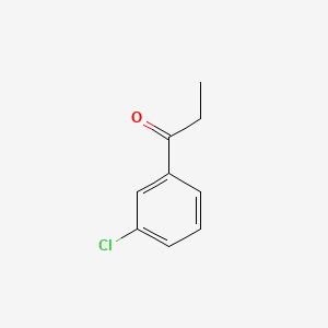 Chemical structure of 3’-Chloropropiophenone