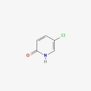 Chemical structure of 5-Chloro-2-hydroxypyridine