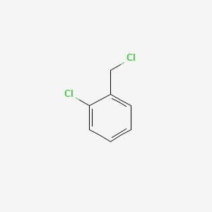 Chemical structure of 2-Chlorobenzyl chloride