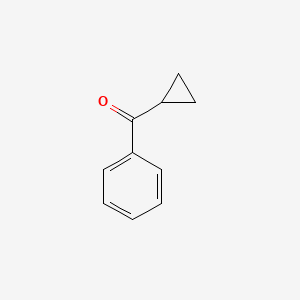 Chemical structure of Cyclopropyl Phenyl Ketone