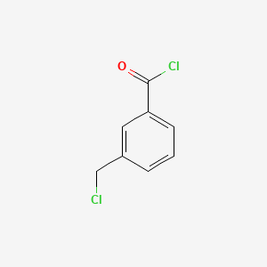 Chemical structure of 3-(Chloromethyl)-benzoyl chloride