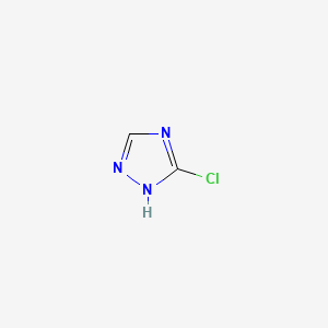 Chemical structure of 3-Chloro-1,2,4-triazole