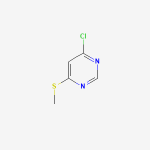 Chemical structure of 4-Chloro-6-methylthiopyrimidine