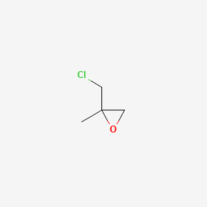 Chemical structure of 2-(Chloromethyl)-1,2-epoxypropane