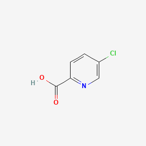 Chemical structure of 5-Chloropyridine-2-carboxylic acid
