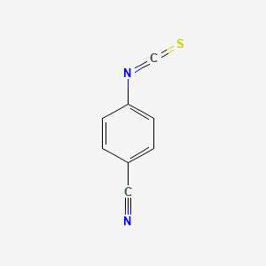 Chemical structure of 4-Cyanophenyl isothiocyanate