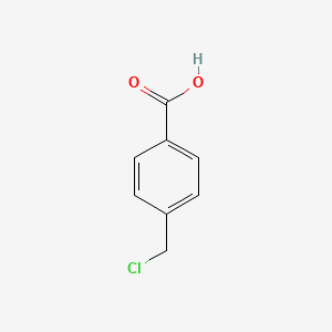 Chemical structure of 4-(Chloromethyl)benzoic acid