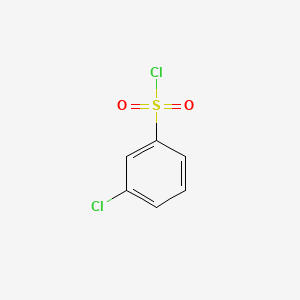 Chemical structure of 3-Chlorobenzenesulfonyl Chloride