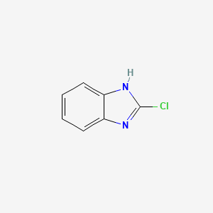 Chemical structure of 2-Chlorobenzimidazole