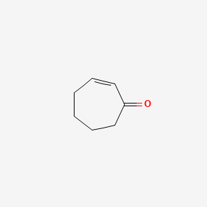 Chemical structure of 2-Cyclohepten-1-one