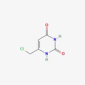 Chemical structure of 6-(Chloromethyl)uracil