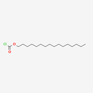 Chemical structure of Cetyl chloroformate