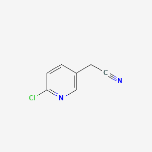Chemical structure of 2-Chloropyridine-5-acetonitrile