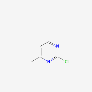 Chemical structure of 2-Chloro-4,6-dimethylpyrimidine