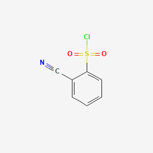 Chemical structure of 2-Cyanobenzenesulfonyl chloride