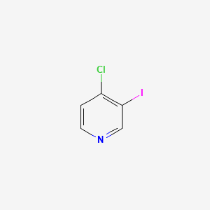 Chemical structure of 4-Chloro-3-iodo-pyridine