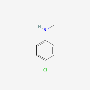 Chemical structure of 4-Chloro-N-methylaniline
