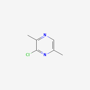 Chemical structure of 3-Chloro-2,5-dimethylpyrazine
