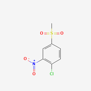 Chemical structure of 4-Chloro-3-nitrophenyl methyl sulfone