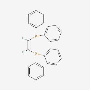 Chemical structure of cis-1,2-Bis(diphenylphosphino)ethylene