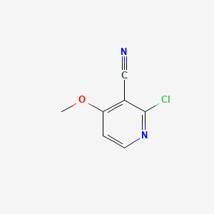 Chemical structure of 2-Chloro-3-cyano-4-methoxypyridine