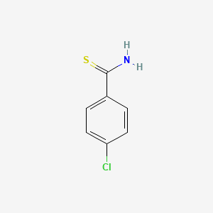 Chemical structure of 4-Chlorothiobenzamide