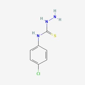 Chemical structure of 4-(4-Chlorophenyl)-3-thiosemicarbazide
