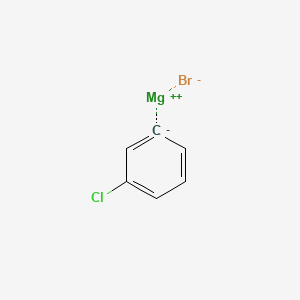 Chemical structure of 3-Chlorophenylmagnesium bromide