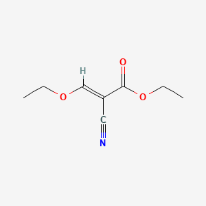 Chemical structure of 2-Cyano-3-ethoxyacrylic Acid Ethyl Ester