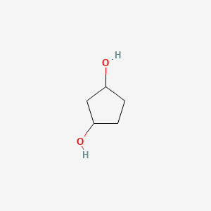 Chemical structure of 1,3-Cyclopentanediol (cis- and trans- mixture)