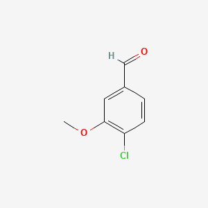 Chemical structure of 3-Chloro-p-anisaldehyde