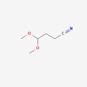 Chemical structure of 4,4-Dimethoxybutyronitrile