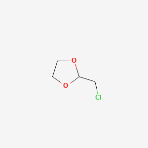 Chemical structure of 2-Chloromethyl-1,3-dioxolane