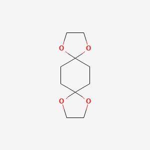 Chemical structure of 1,4-Cyclohexanedione Bis(ethyleneketal)